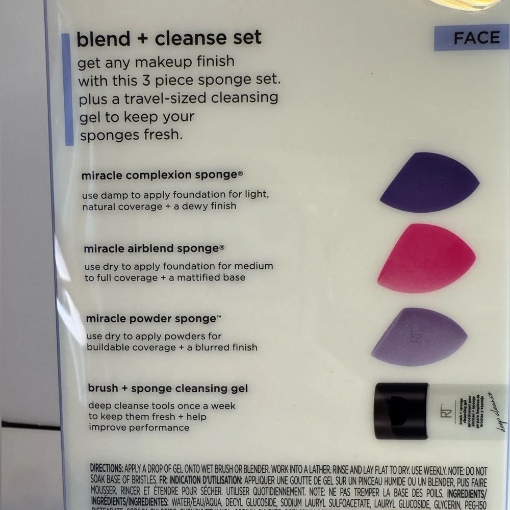Real Techniques Limited Edition Sponge and Cleanser Set - Picture 3 of 4